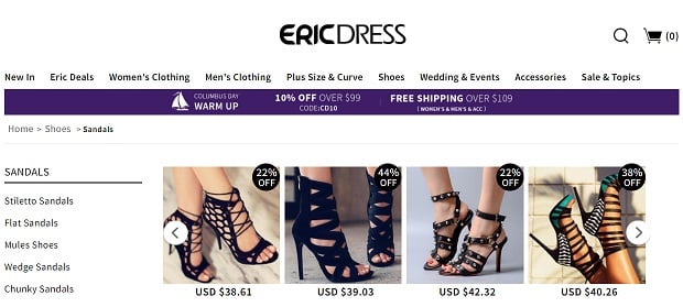 Ericdress myynti kengät