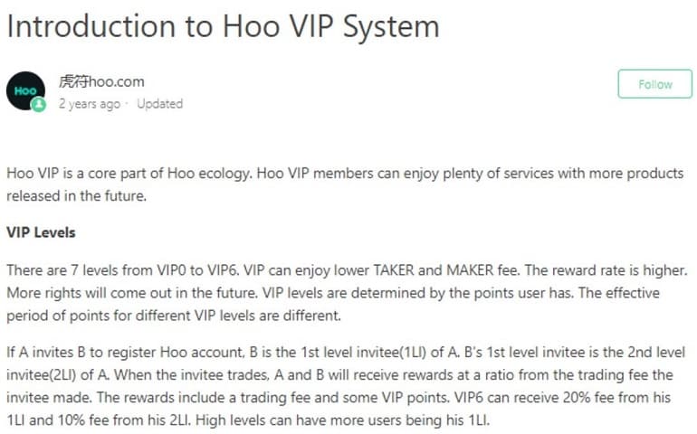 hoo.com VIP-pisteet