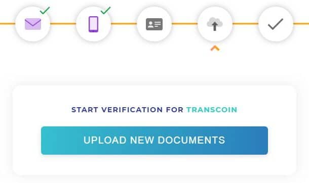 TransCoin Verifiointi transcoin.me verifiointi