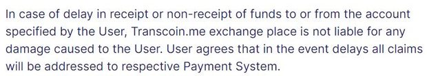 TransCoinin ehdot ja edellytykset Ehdot ja edellytykset transcoin.me